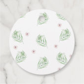 Étiquettes Cadeau Nouveau bébé photo Merci Cartes Budget moderne (Dos)