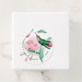 Étiquettes Cadeau Nouveau bébé photo Merci Cartes Budget moderne (En situation)