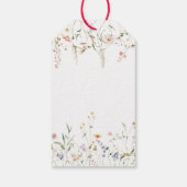 Étiquettes-cadeau Nouveau Chapitre Commencer Livre Fleur sauvage Bab (Dos)