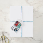 Étiquettes-cadeau Nouveau citoyen américain (Avec de laficelle)