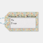 Étiquettes-cadeau Nouveau domicile (Dos Horizontal)