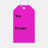 Étiquettes-cadeau nouvelle séparation unique de l'équipe de soutien  (Dos)