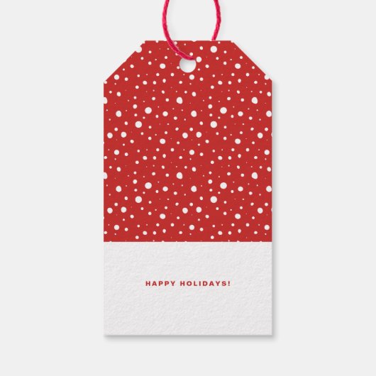 Étiquettes-cadeau N'Ouvre Pas Avant Noël (Dos)