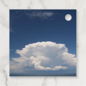 Étiquettes Cadeau Nuage Blanc Puffé         (Dos)