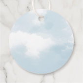 Étiquettes Cadeau Nuage neuf nuptiale cadeau de la douche (Dos)