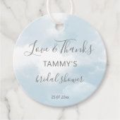 Étiquettes Cadeau Nuage neuf nuptiale cadeau de la douche (Devant)