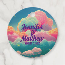 Nuages de barbe à papa pastel amusants