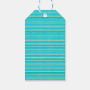 Étiquettes-cadeau Nuances Tropicales de Bleu Personnalisées pour Tou