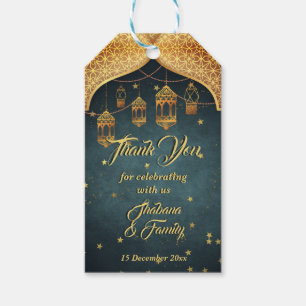Étiquettes-cadeau nuits arabes Mehndi Henna célébration faveur