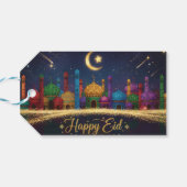 Étiquettes-cadeau Nuits étoilées Eid (Dos Horizontal)