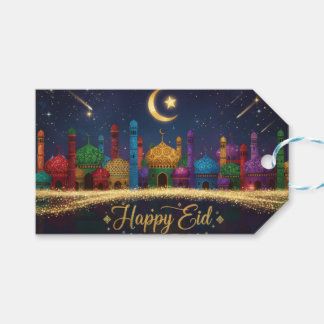 Étiquettes-cadeau Nuits étoilées Eid