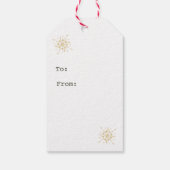 Étiquettes-cadeau Nutcracker aquarelle botanique joli Noël (Dos)