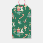 Étiquettes-cadeau Nutcracker Aquarelle Holly Noël (Dos)