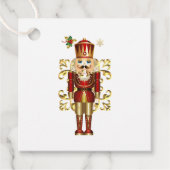 Étiquettes Cadeau Nutcracker de Noël (Devant)
