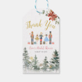Étiquettes-cadeau Nutcracker Fête des mariées de Noël Thé Favoriser (Dos)