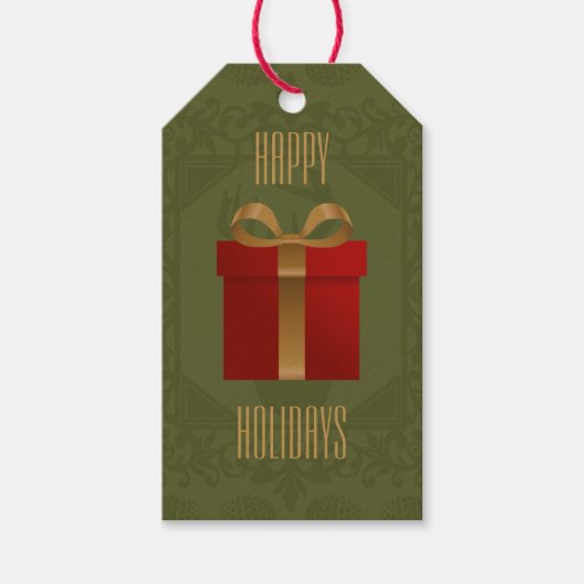 Étiquettes-cadeau Nutcracker Happy Holidays Cadeau Christmas Cadeau  (Devant)