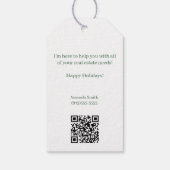 Étiquettes-cadeau Nutcracker Nuts About Your Referrals Christmas (Dos)