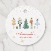 Étiquettes Cadeau Nutcracker Premier Noël (Devant)