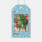 Étiquettes-cadeau Obtenir l'arbre de Noël (Devant)