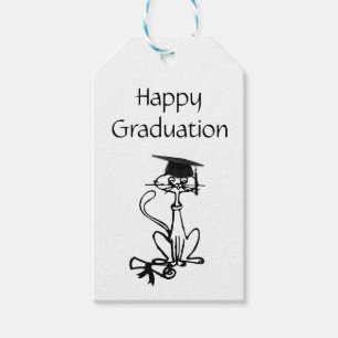 Étiquettes-cadeau Obtention du diplôme heureuse