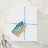 Étiquettes-cadeau Ocean Beach Signature Summer Chic (With Twine)