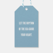 Étiquettes-cadeau Ocean of Music patterned (Dos)