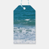 Étiquettes-cadeau Ocean Waves Baptême Petit sac cadeau (Dos)