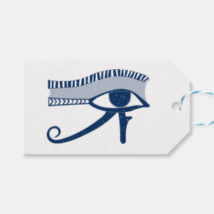 Étiquettes-cadeau Oeil antique de Horus Amulet