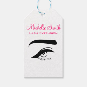 Étiquettes-cadeau OEil avec oeil, ouverture de la marque