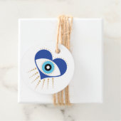 Étiquettes Cadeau Oeil mal grec du coeur (En situation)