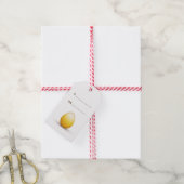 Étiquettes-cadeau Œuf de Pâques doré (Avec de la ficelle)
