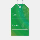 Étiquettes-cadeau Oeuf de Pâques moderne Art du papier rétro (Dos)