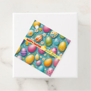 Étiquettes Cadeau Oeufs branchés Collection de Pâques