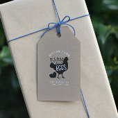 Étiquettes-cadeau Oeufs frais Kraft Script rustique