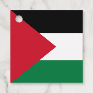 Étiquettes Cadeau officiellement le drapeau de l'État de Palestine