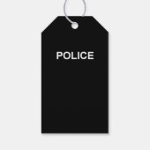 Étiquettes-cadeau Officier de police (Dos)
