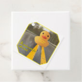 Étiquettes Cadeau Offrez un Ducky avec cette étiquette. Tu as été fo (En situation)