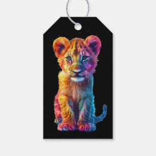 Étiquettes-cadeau Oh Baby Big Cat Cub