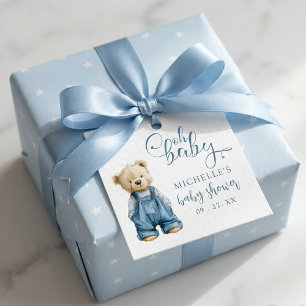 Étiquettes Cadeau Oh Bébé Jean Bleu Bébé Denim Baby Shower
