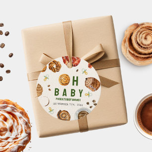 Étiquettes Cadeau Oh Bébé pâtisseries + Pacificateurs Baby shower ne