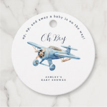 Oh Boy! Adventure Awaits Airplane Boy Baby Shower