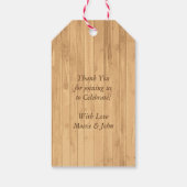 Étiquettes-cadeau Oh cerf Baby Shower (Dos)