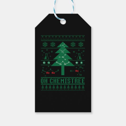 ÉTIQUETTES-CADEAU OH CHEMISTREE (Devant)