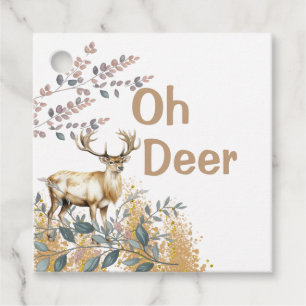 Étiquettes Cadeau Oh Deer Baby shower