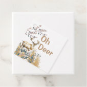 Étiquettes Cadeau Oh Deer Baby shower (En situation)