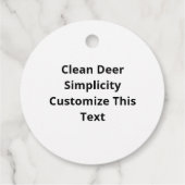 Étiquettes Cadeau Oh Deer Clean Layout (Dos)