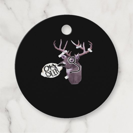 Étiquettes Cadeau Oh Deer Creative Signature Design (Devant)