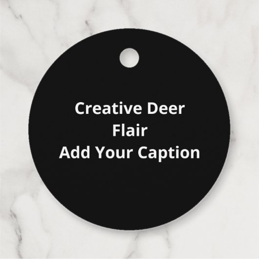 Étiquettes Cadeau Oh Deer Creative Style (Dos)