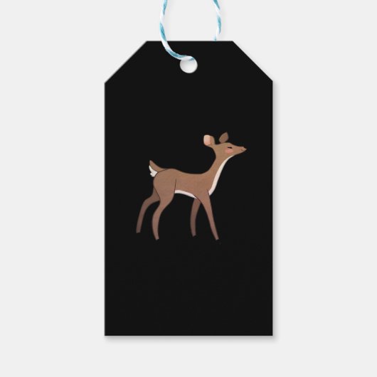 Étiquettes-cadeau Oh Deer Me Whimsical Creative Design (Devant)