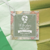 Étiquettes Cadeau "Oh les endroits où tu iras !" Baby shower Carte d